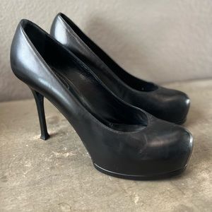 YSL Tribtoo Black Heels